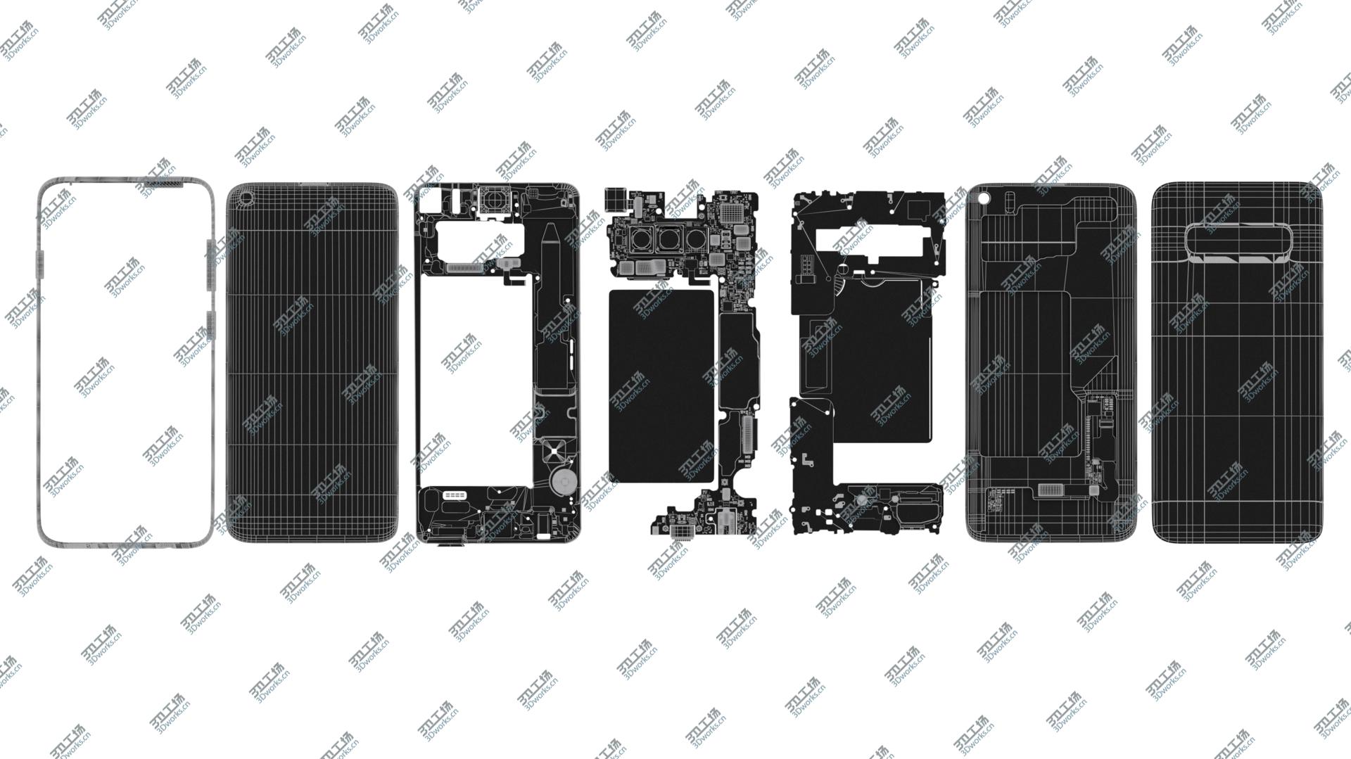 images/goods_img/202104091/Samsung Galaxy S10 with internal components 3D model/4.jpg